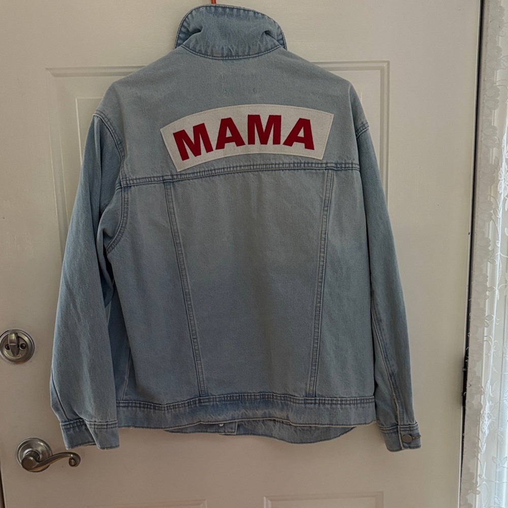 Isabel Maternity by Ingrid & Isabel Light Blue Jean Jacket